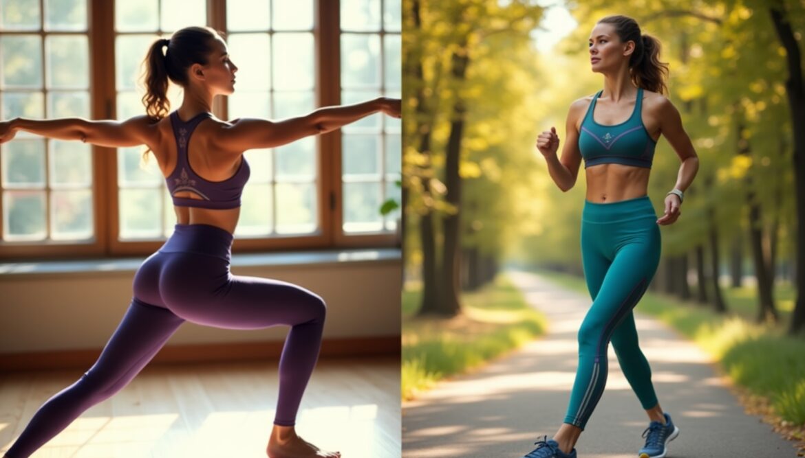 Yoga leggings vs running leggings